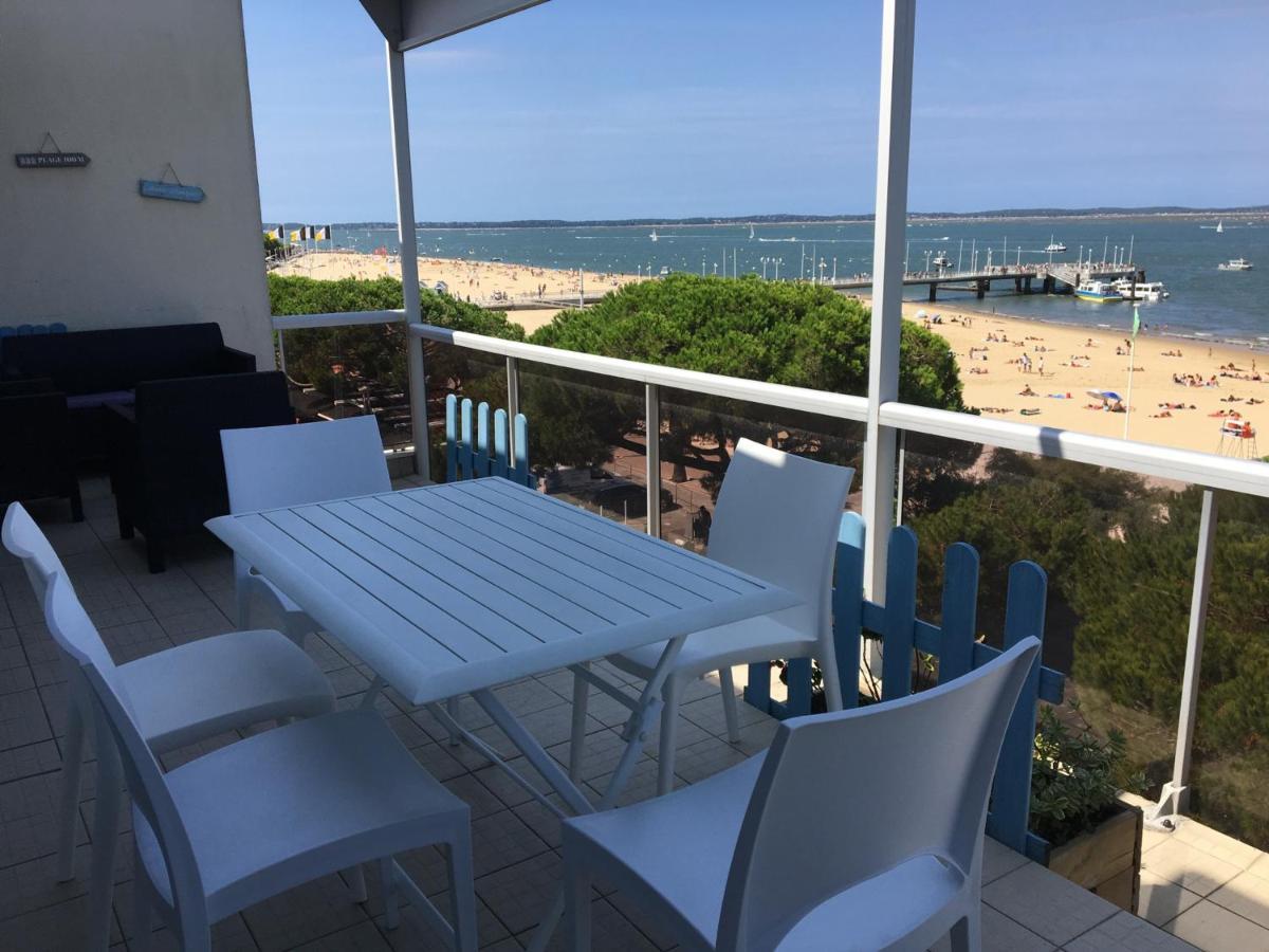 Appartement T3 Au Centre D'Arcachon Avec Vue Mer, Terrasse Et Parking Securise - Fr-1-374-74 Eksteriør bilde