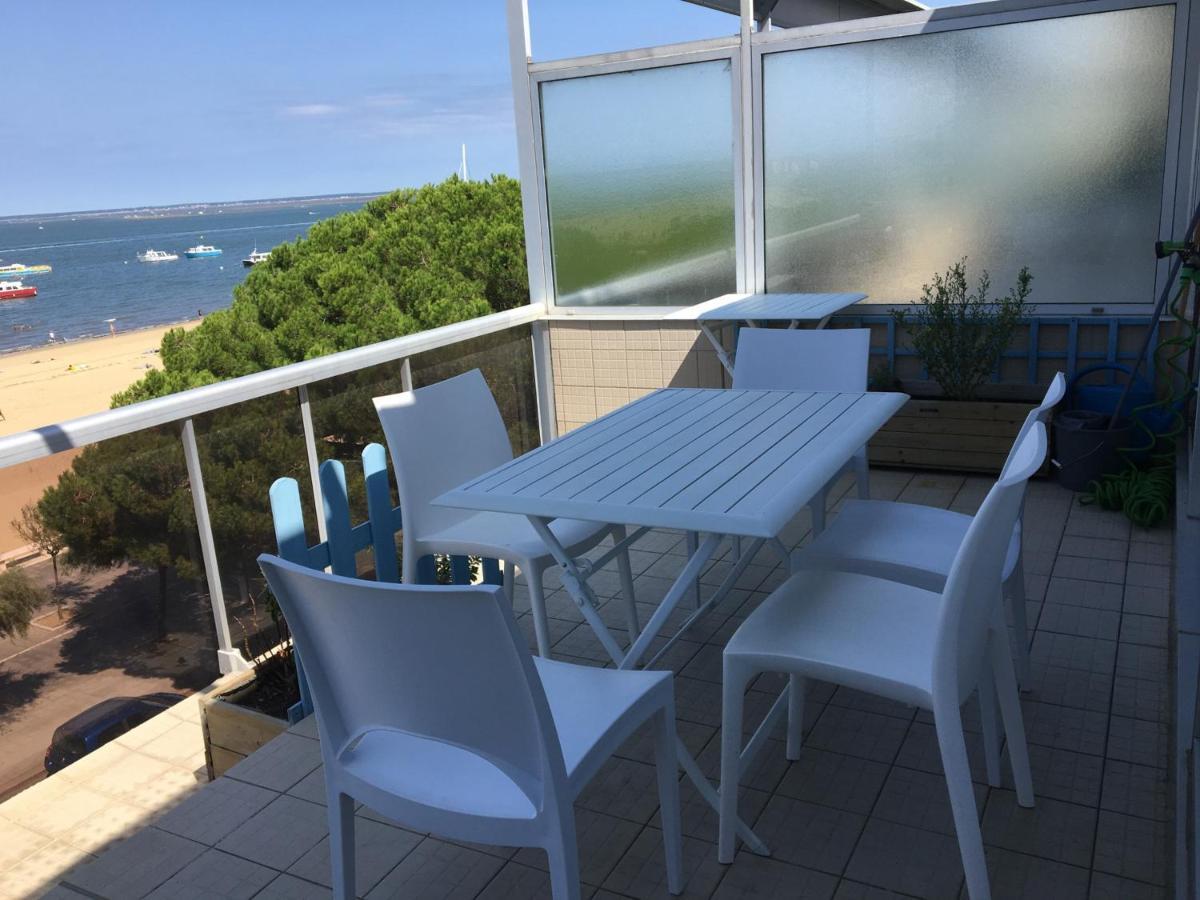 Appartement T3 Au Centre D'Arcachon Avec Vue Mer, Terrasse Et Parking Securise - Fr-1-374-74 Eksteriør bilde